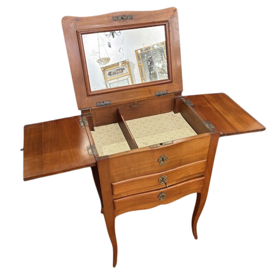 19th Century French Fruitwood Dressing Table Circa 1850