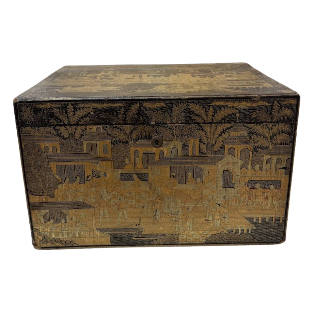 Rare 19th Century Chinese Tea Caddy