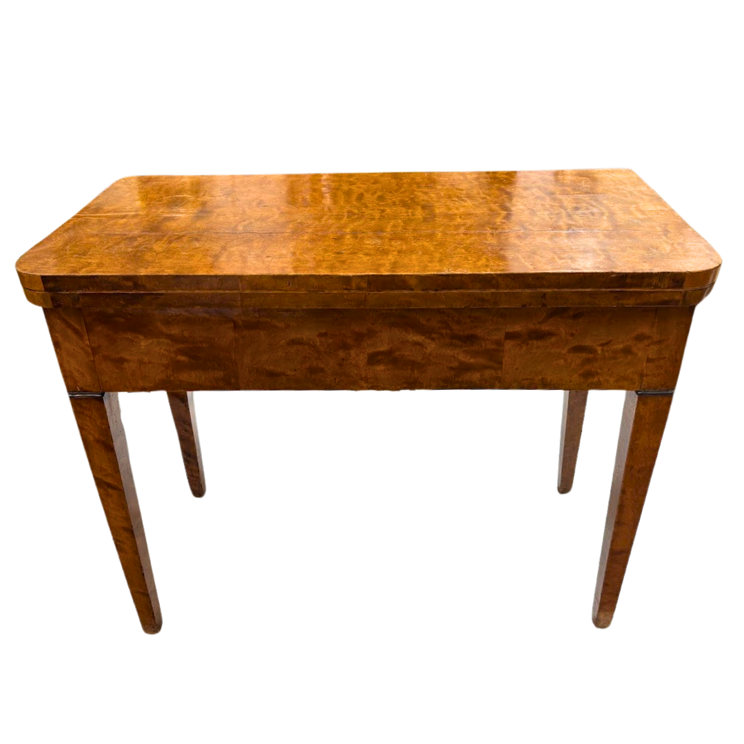 Biedermeier Flip Top Game Table