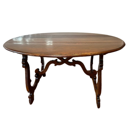 Italian Tuscany Walnut Table Circa 1650