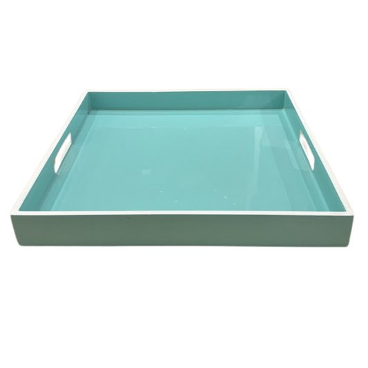Turquoise Lacquer Tray