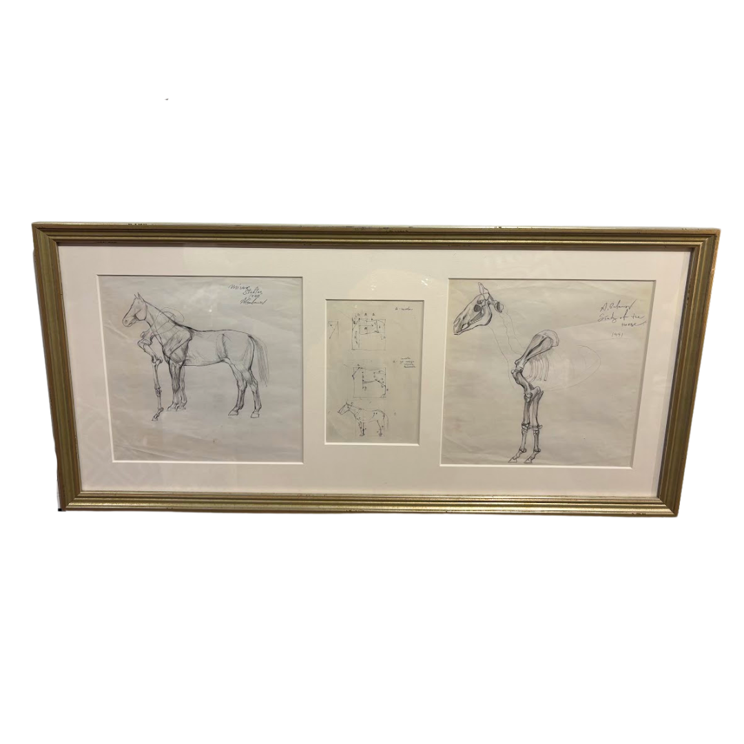 A. Gubanov (Russian) Sketch/Study of the Horse