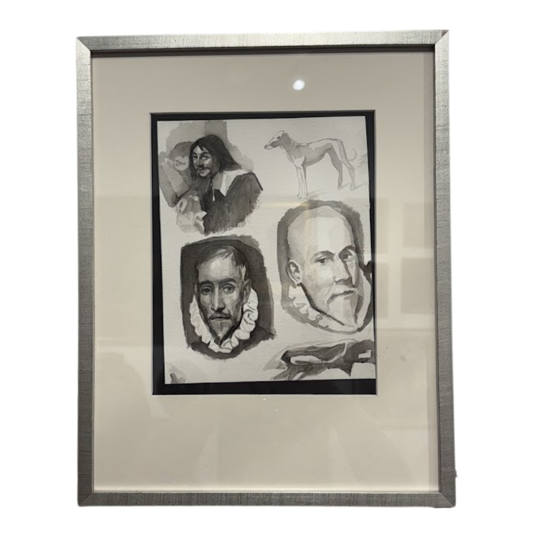 A. Gubanov (Russian) - Sketch/Study of Faces