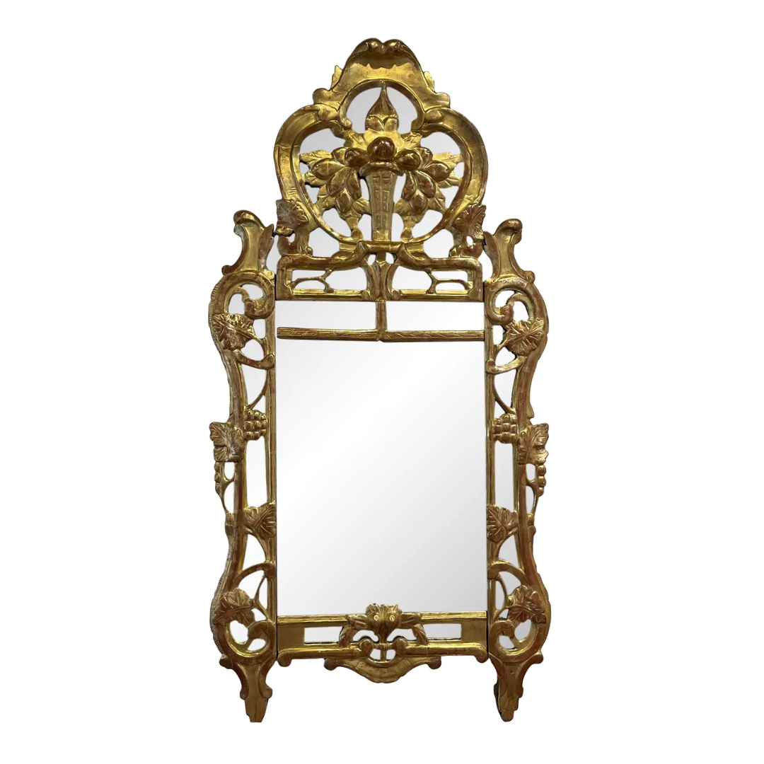 Antique 18th Century French Beaucaire Mirror from a Village in Provence on the Rhone River