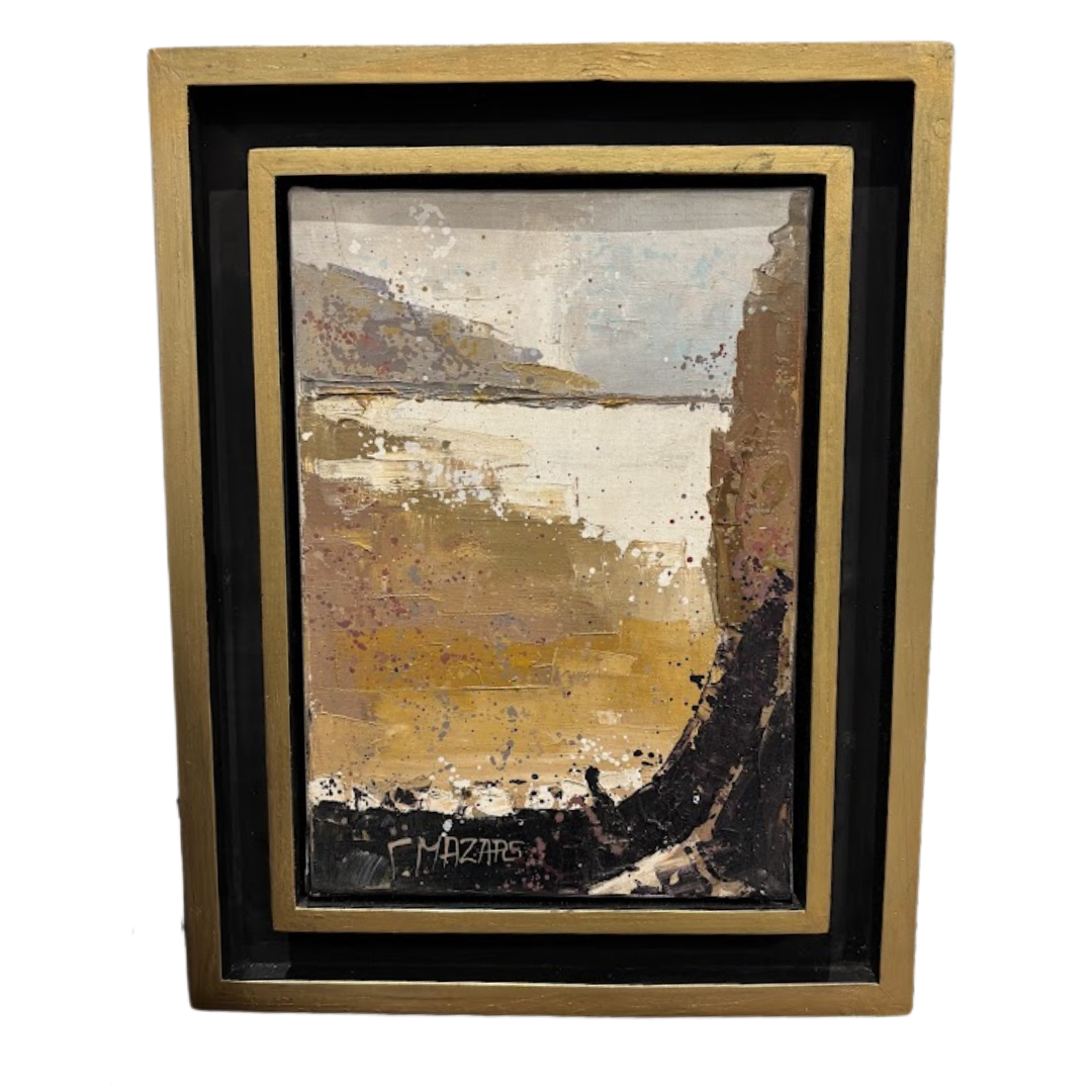 Modern Abstract Maine Scene Circa 1960