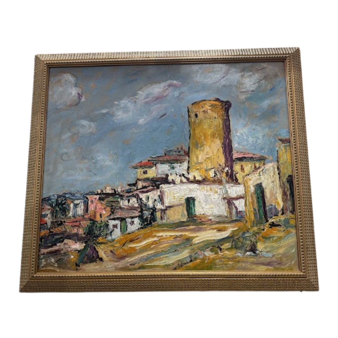 Colorful "Villefranche sur-Mer" from France