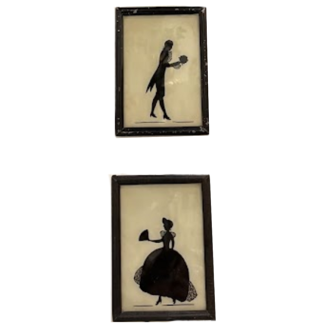 Pair of Silhouette Prints