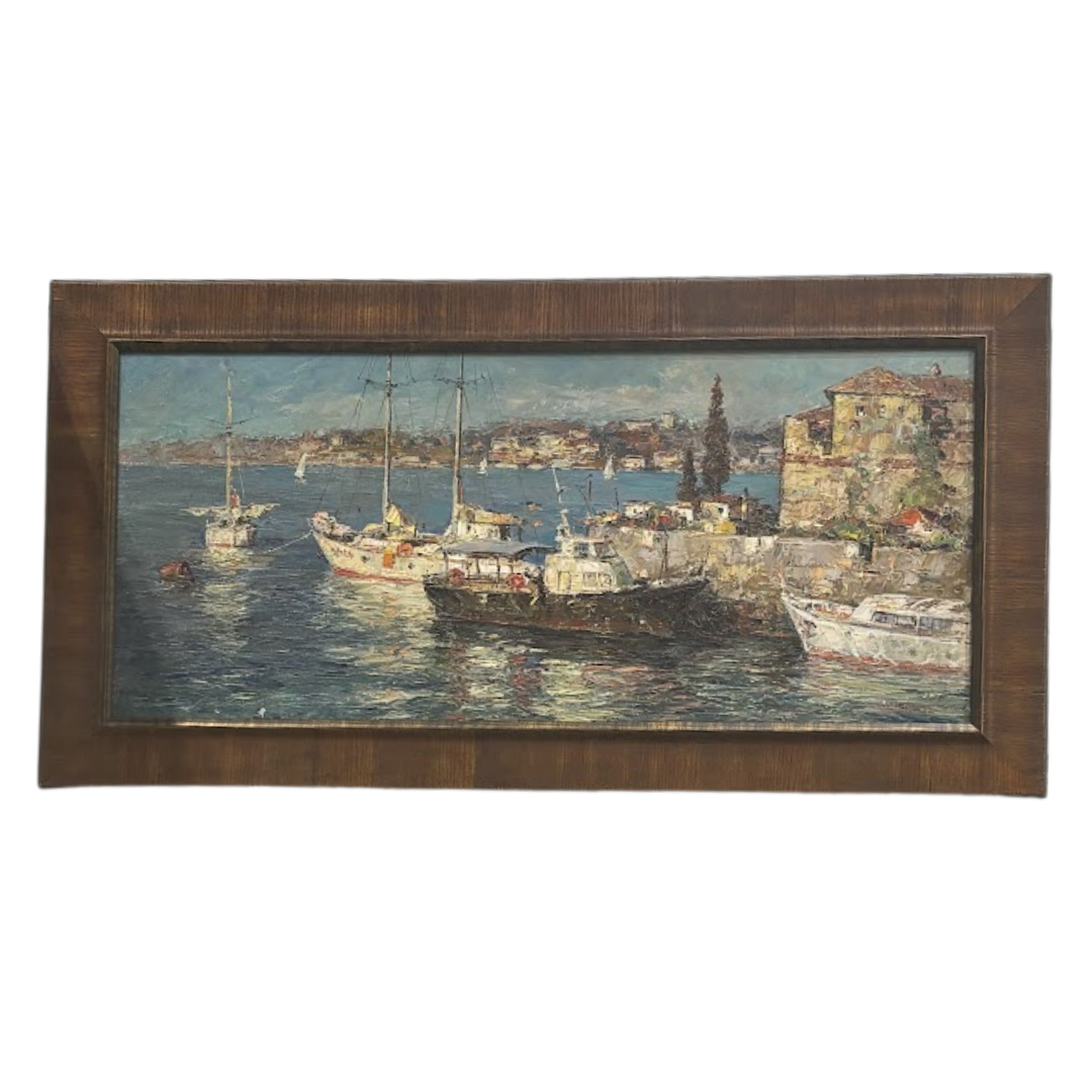 Signed Framed Seascape