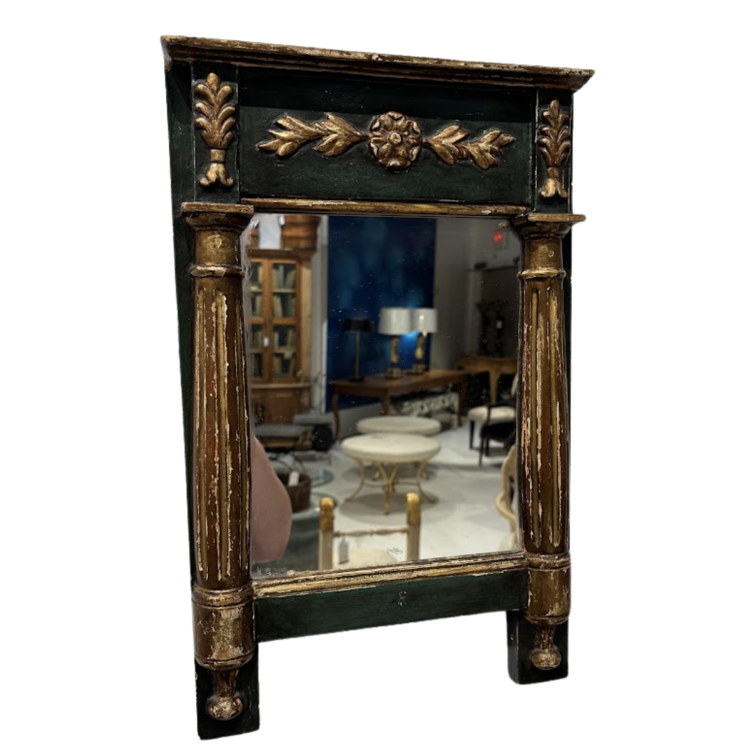 Antique Style Petite Trumeau Mirror