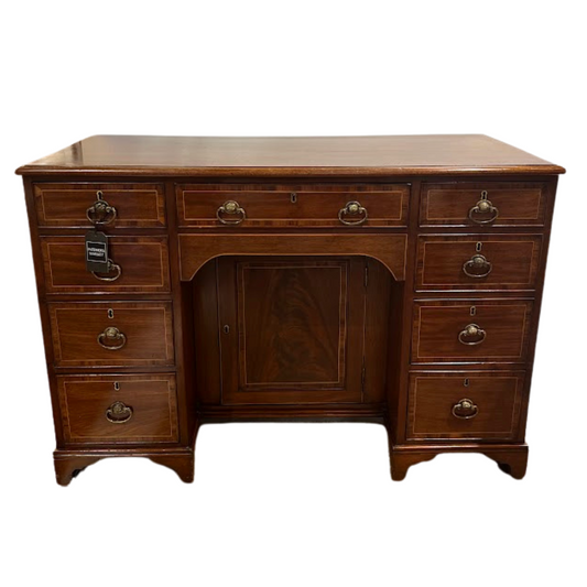 George IV Mahogany Knee-Hole Desk by Thomas Wilson (English, 1799)
