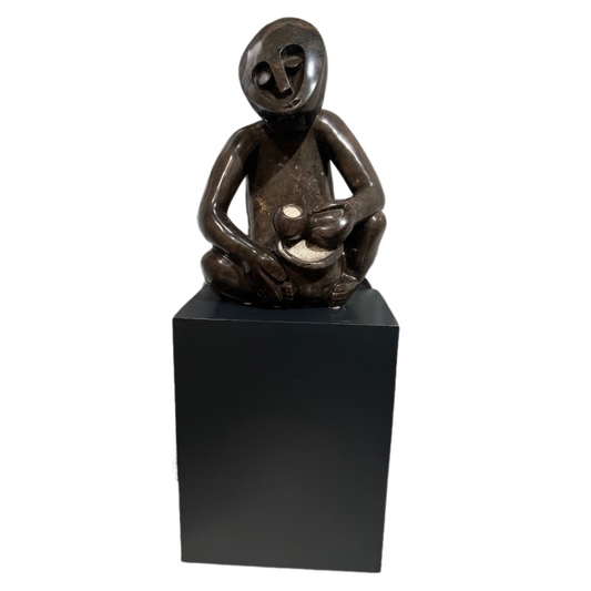 Zimbabwean Stone Sculpture by Nielsen Rumano, June 1958