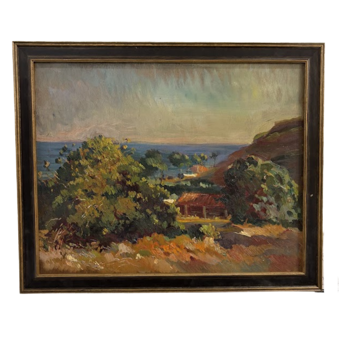 Vintage Landscape Found in France