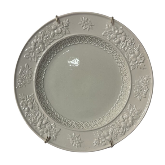 9.5" Clew Staffordshire Embossed Cream Dishes C. 1870