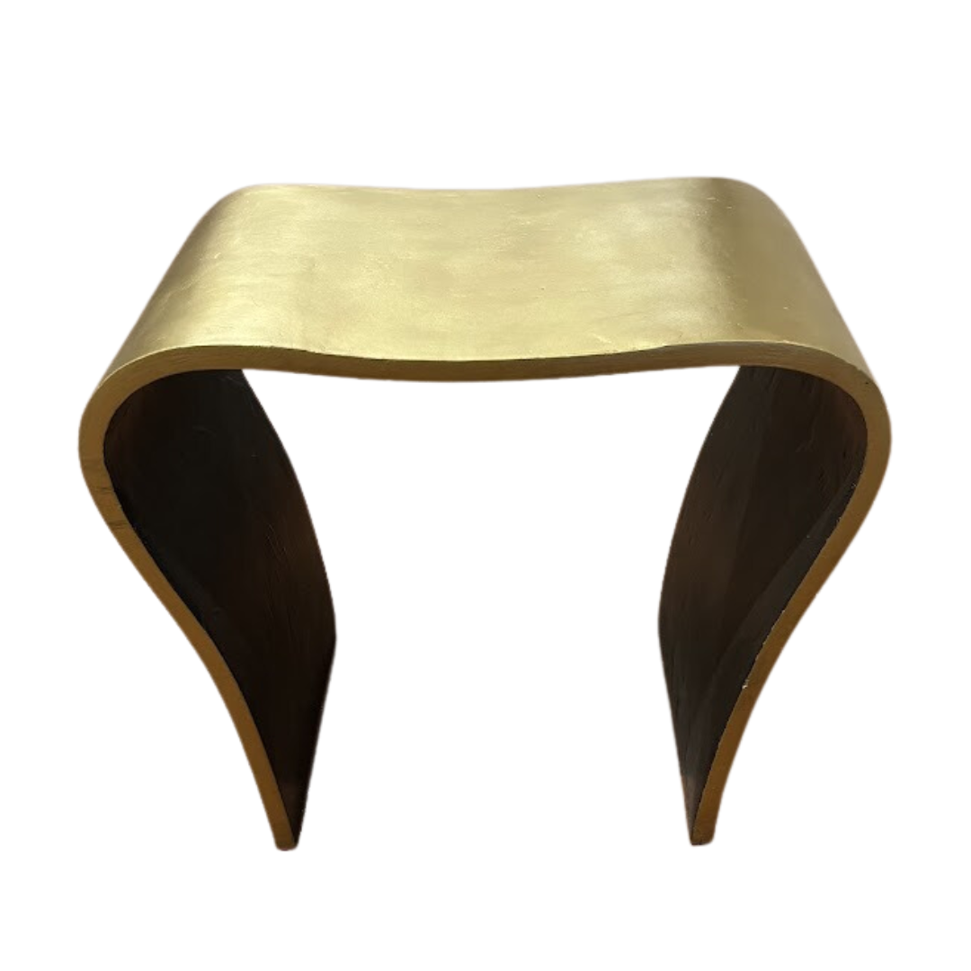Mid Century Gold Bench