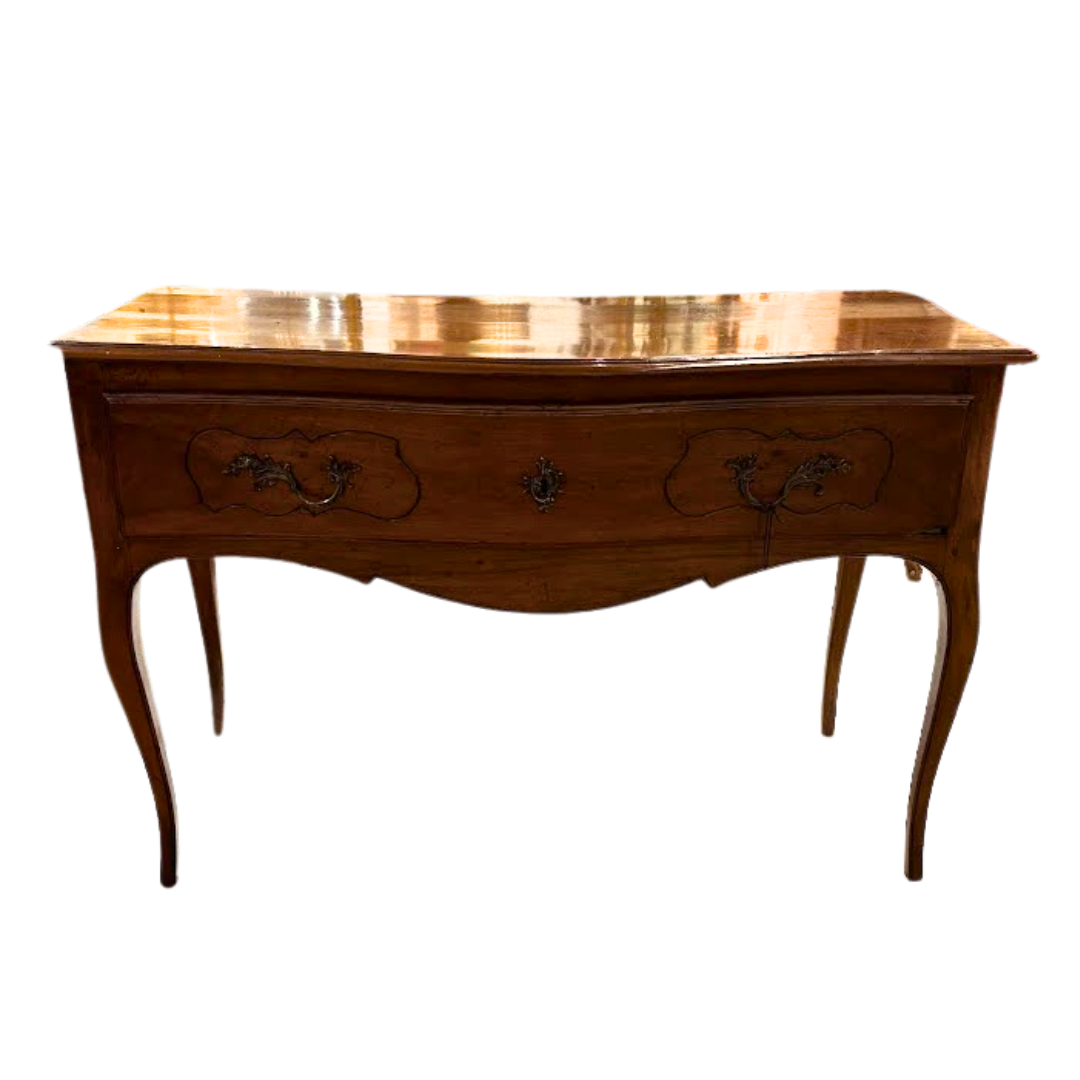 Antique 18th Century French Serpentine Front Sideboard with Cabriole Legs