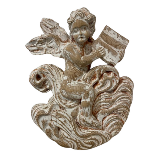 Carved Winged Italian Putti