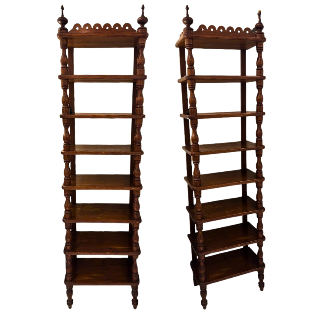Pair English Etageres