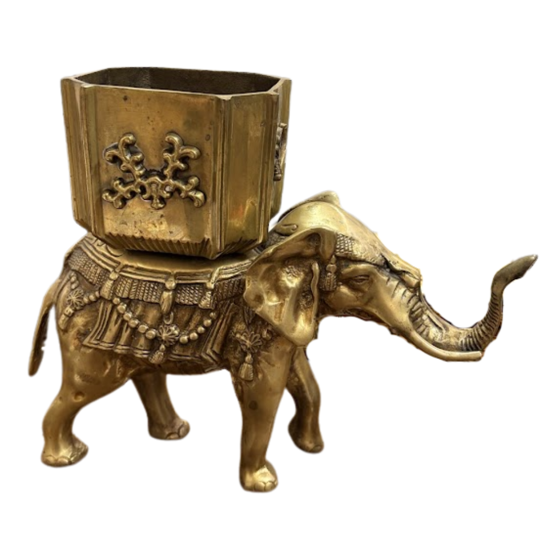 Vintage Brass Indian Elephant