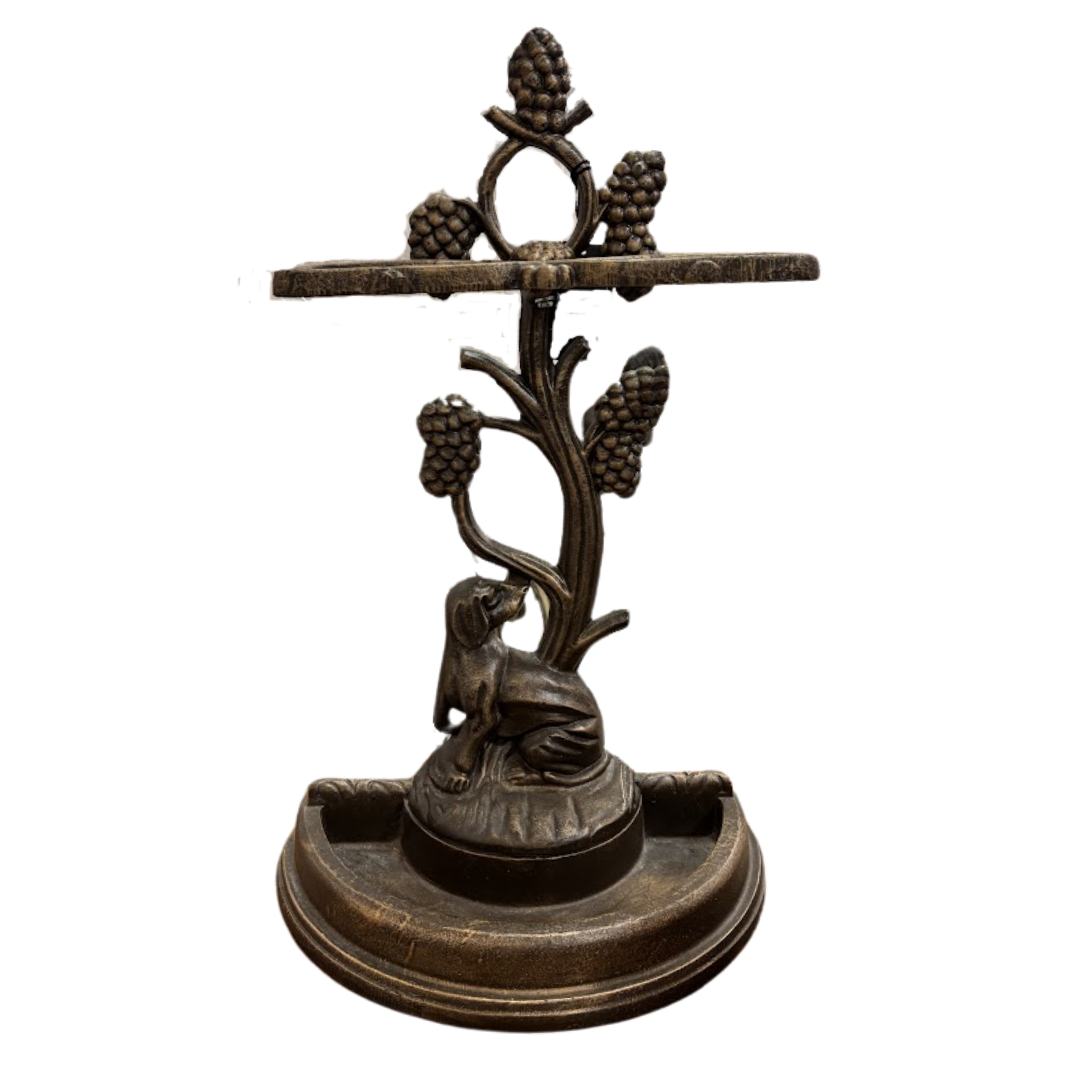 Antique Wrought Iron Umbrella Stand