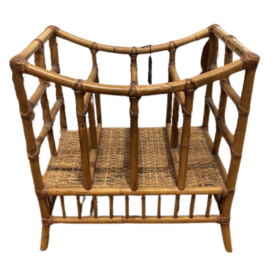 Rattan Magazine Rack