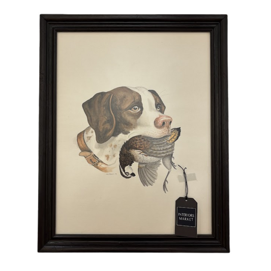 Original Watercolor by Joe R. Daniel of a Spaniel