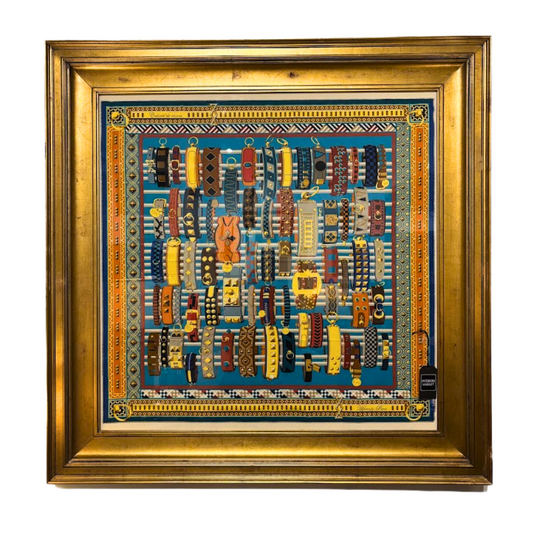Hermes Dog Collar Scarf in Antique Frame