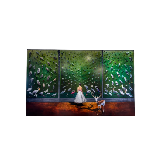 Bird Room (Panel), from the series The Courage of Margaret Mead, photo-composite print after Todd Murphy, circa 1998-2018