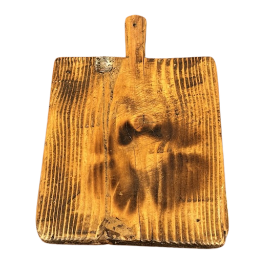 French Antique Small Rectangular Charcuterie Board with Patch (Item 623)