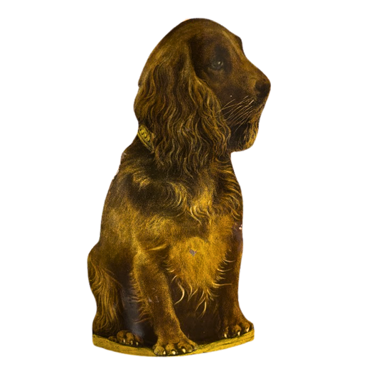 Rare Fornasetti Tole Dog Waste Bin, Signed 