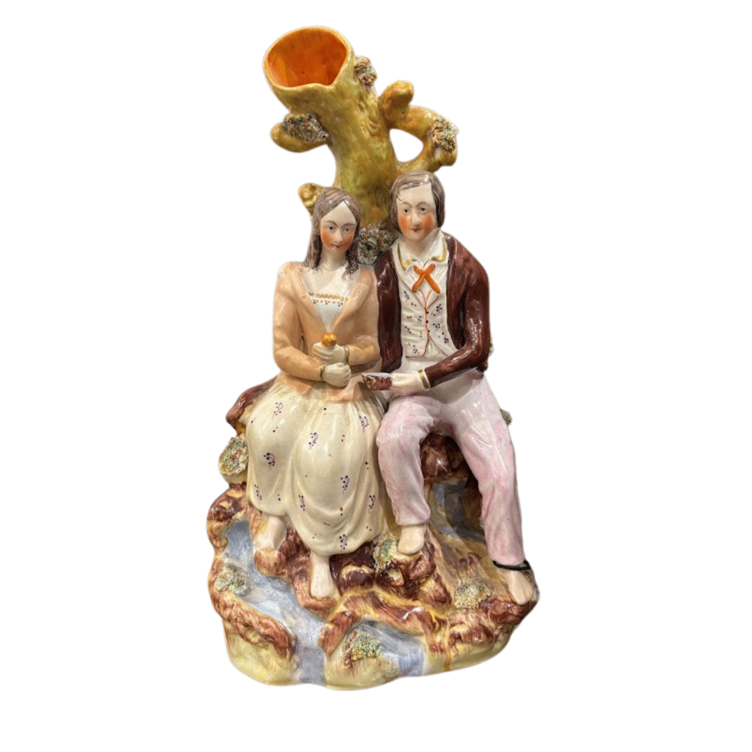 Large 19th Century English Staffordshire