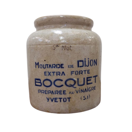 French Inscribed Mustard Pot