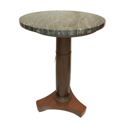 French Empire Marble Top Side Table