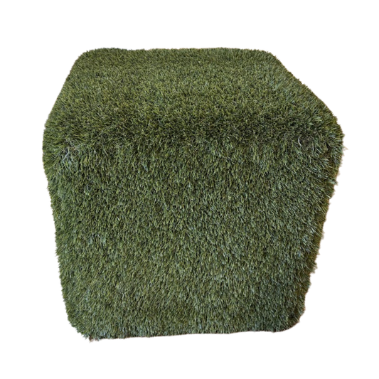 Astroturf Outdoor Ottoman Cube