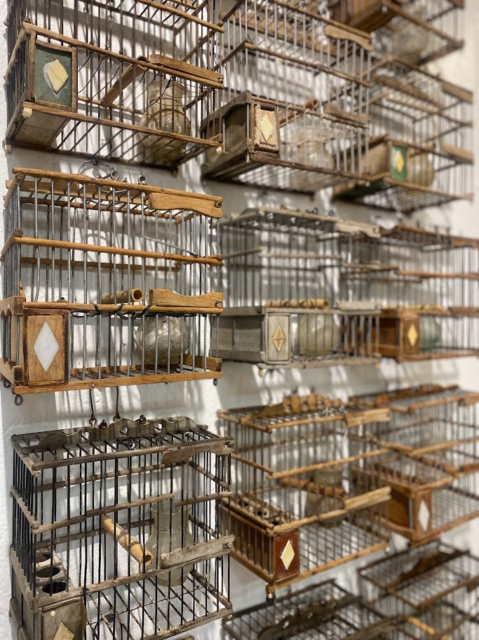 Spanish Bird Cage Carriers from Majorca