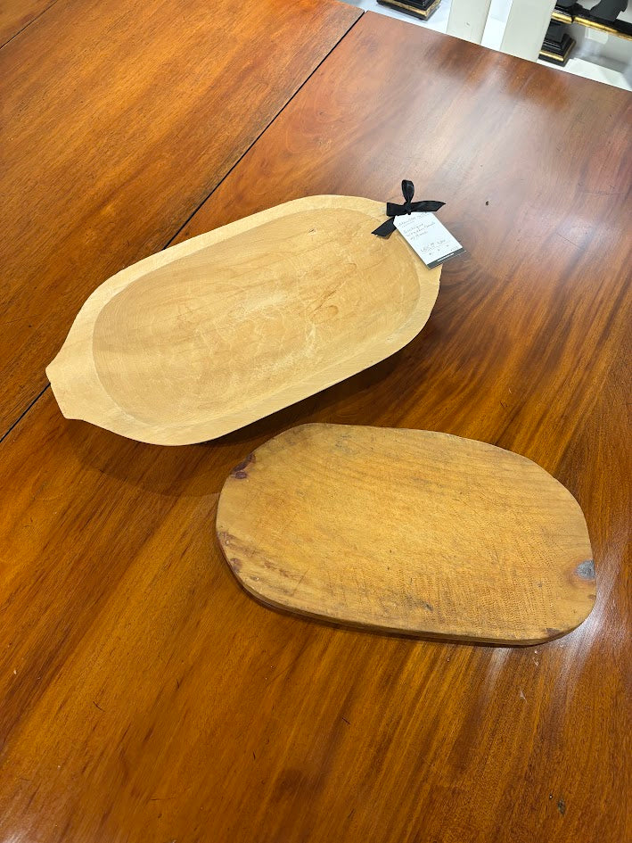 Petite Dough Bowl with Cutting Board Stand