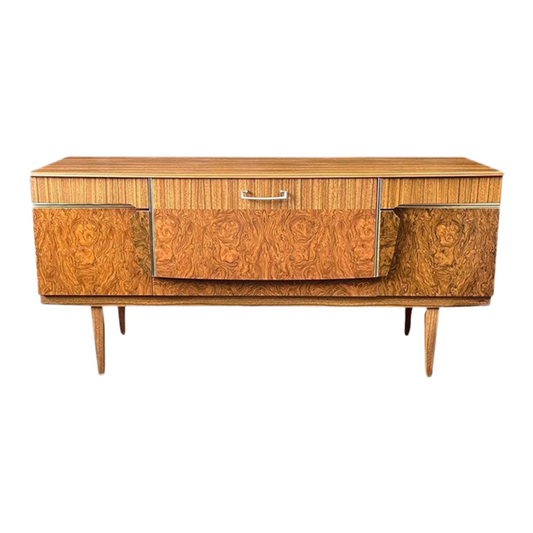 Mid Century English Credenza and Dry Bar by Beautility