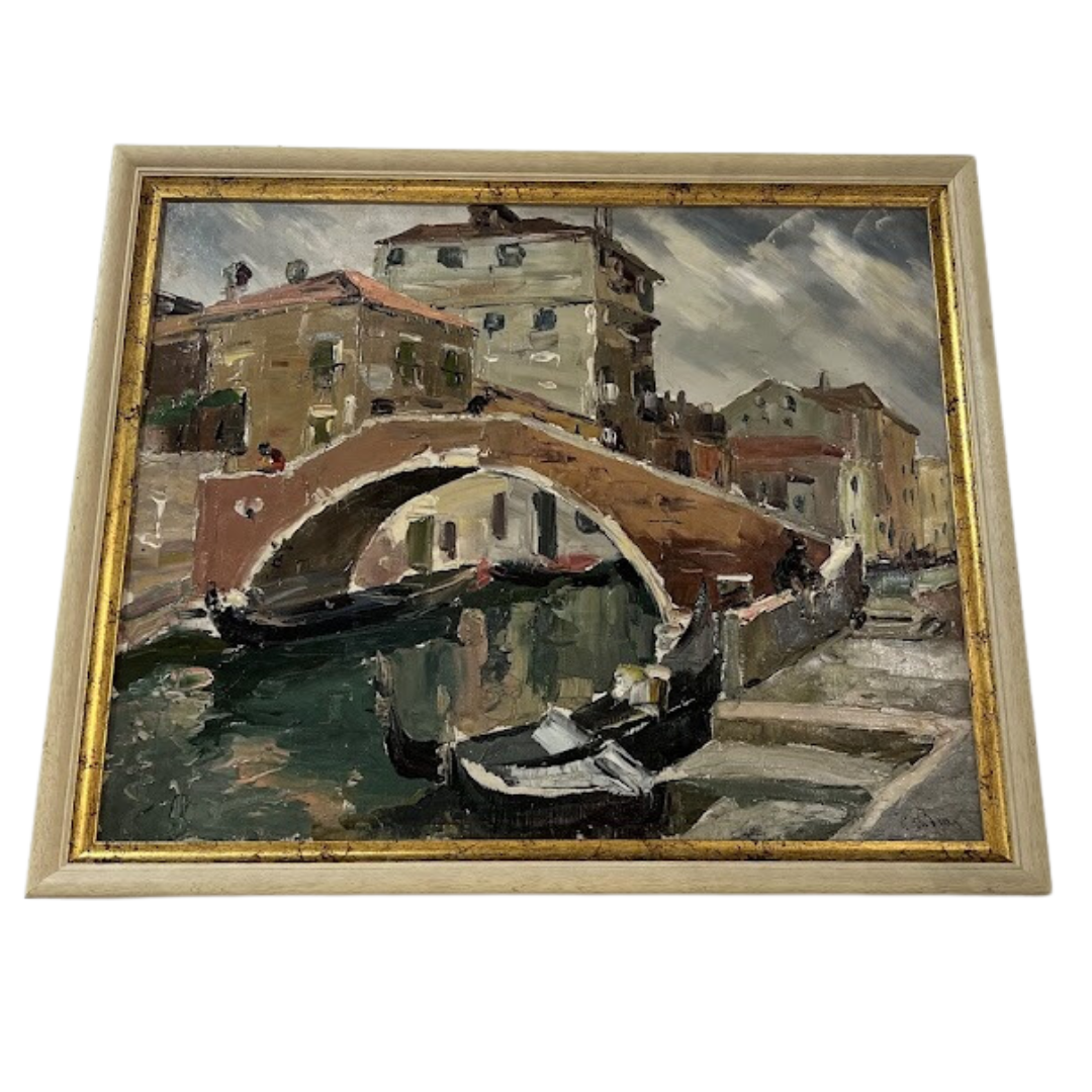 Oil Painting of Venice Found in France