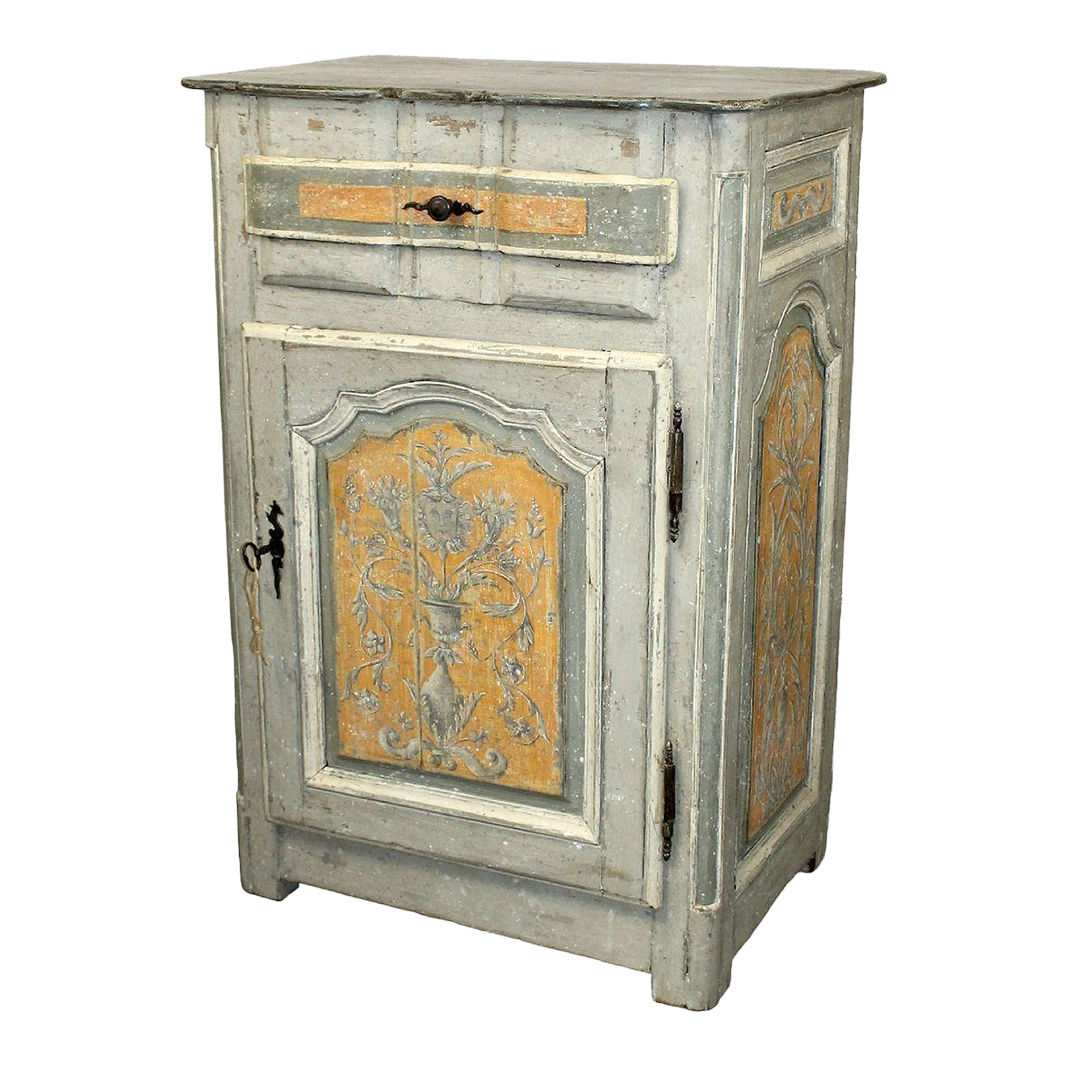 French Louis XV Confiturier Cabinet- Early 19th Century